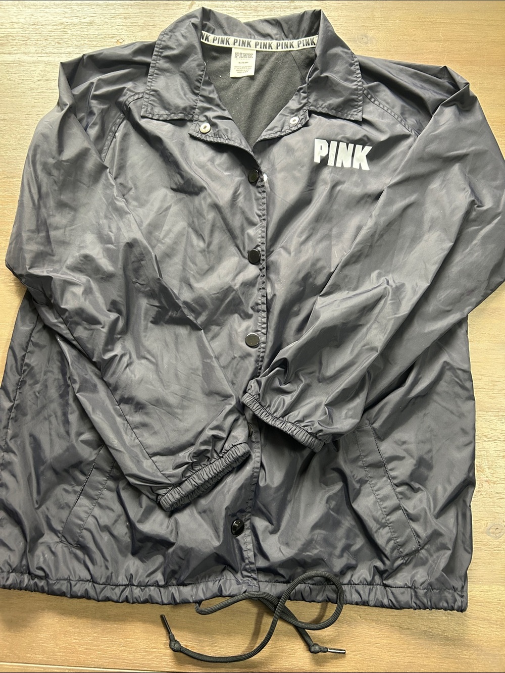 PINK Victoria's Secret Black Jacket with Logo